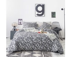 Grijs Luipaard Duvetset van 100% Katoen voor een Stoere Slaapkamer