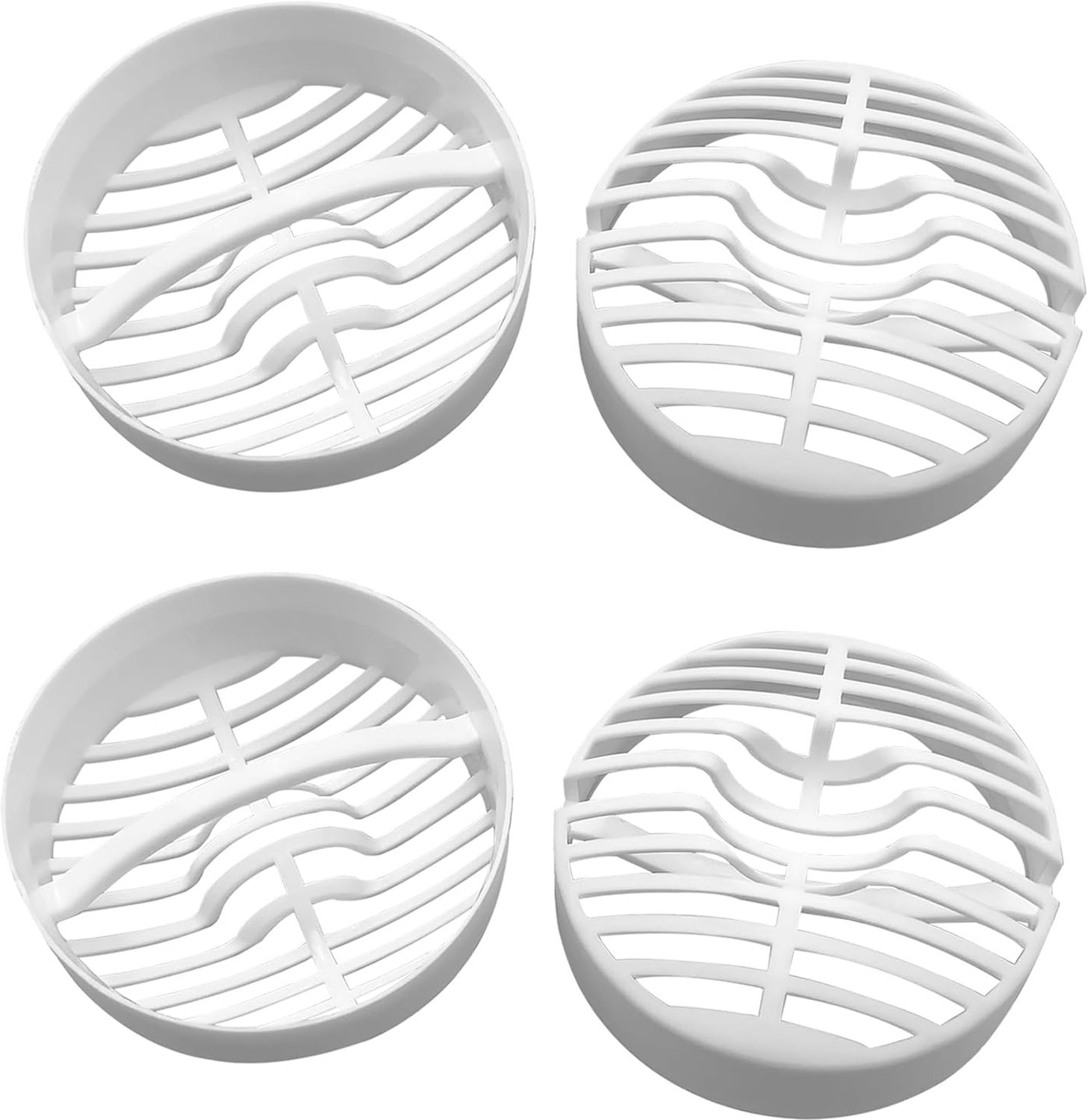 Set van 4 Haarfilters voor Douche en Afvoer