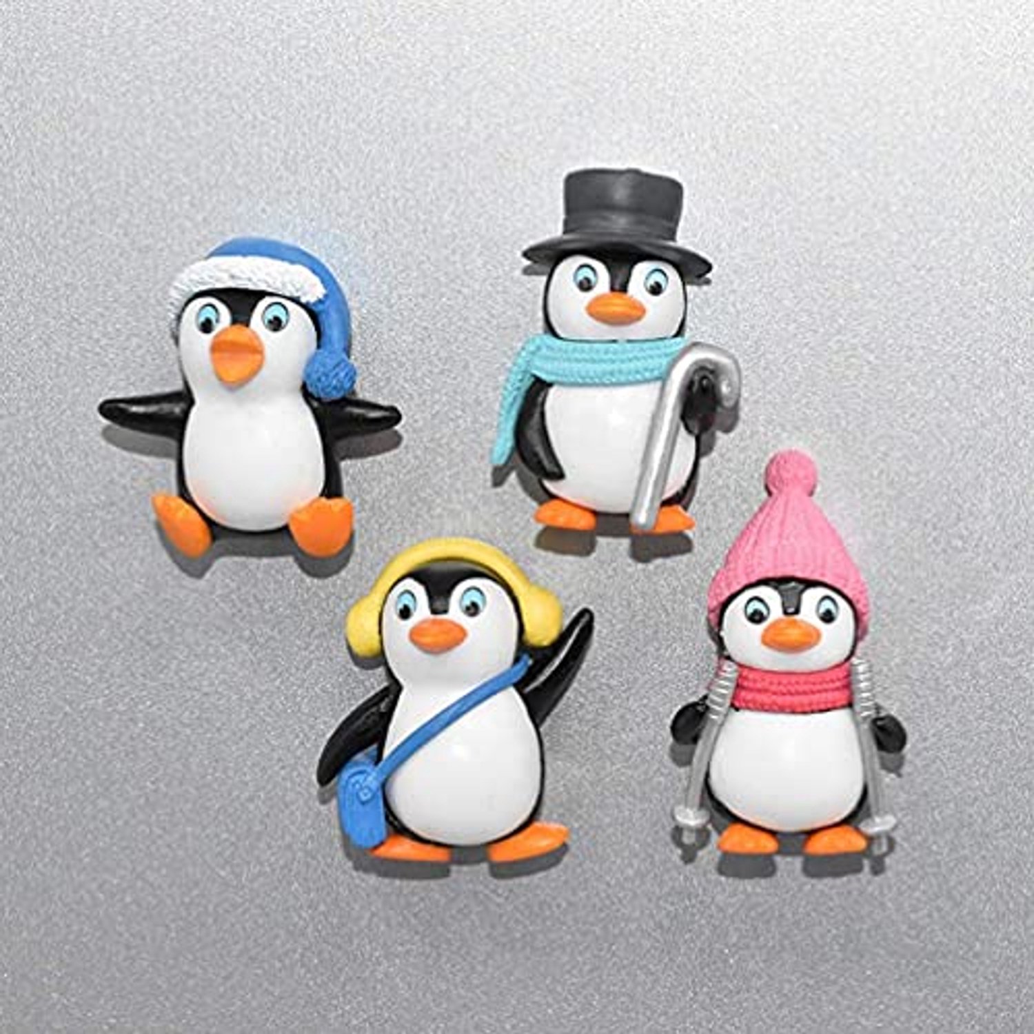8 Miniatuur Pinguïn Figuren voor Tuin Decoratie - Schattige DIY Kits