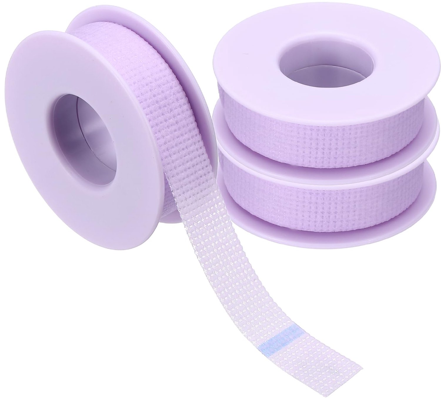 Wimperband Set van 3 Rollen Siliconen Plakband Paars