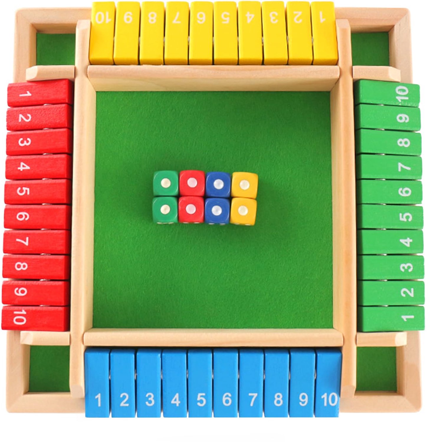 Shut the Box Bordspel voor 2-4 Spelers