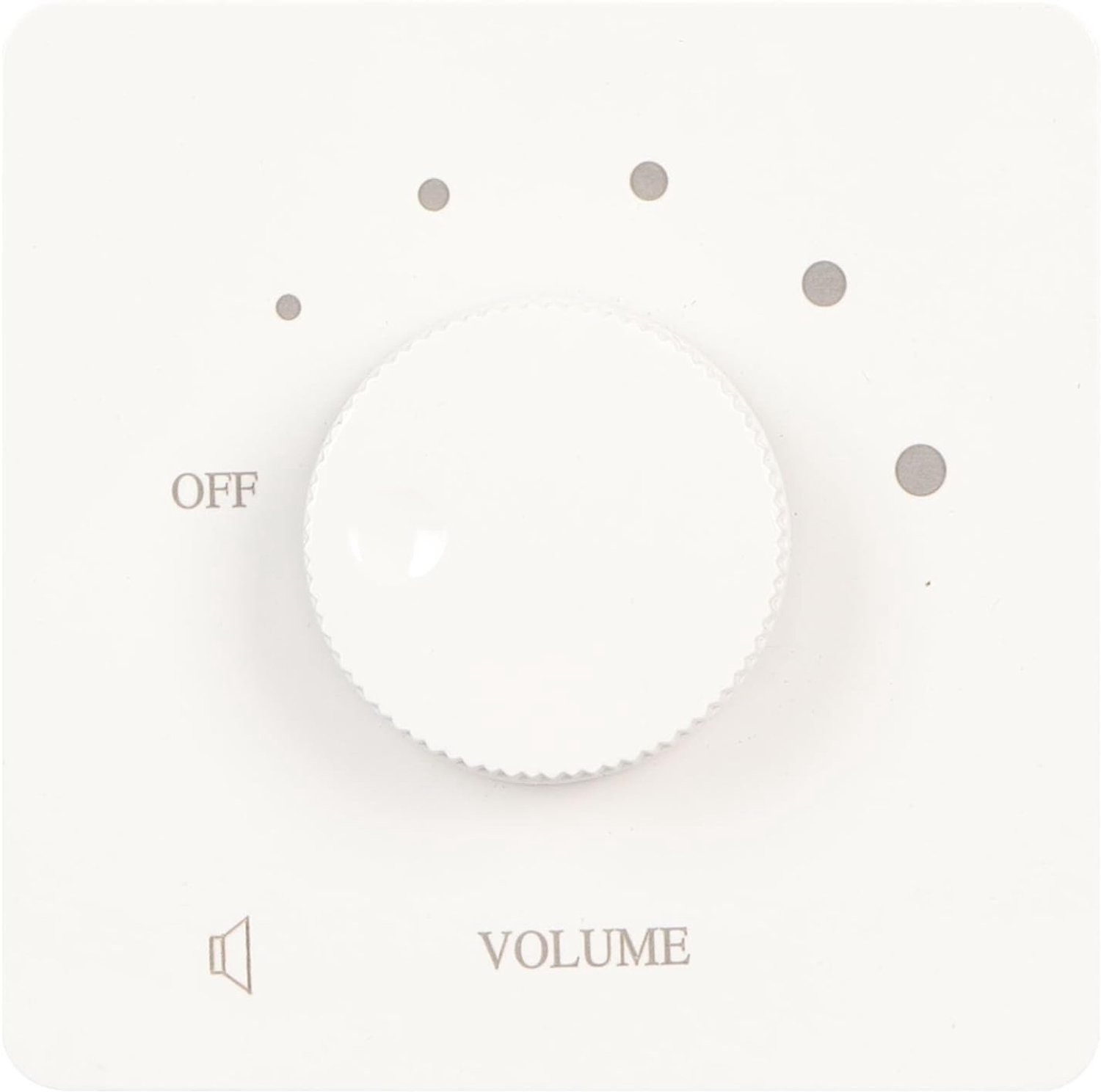 Volumeregelaar 50 W - Wit - 5 snelheden - Eenvoudige bediening en flexibele volumeaanpassing - ServiceTopper