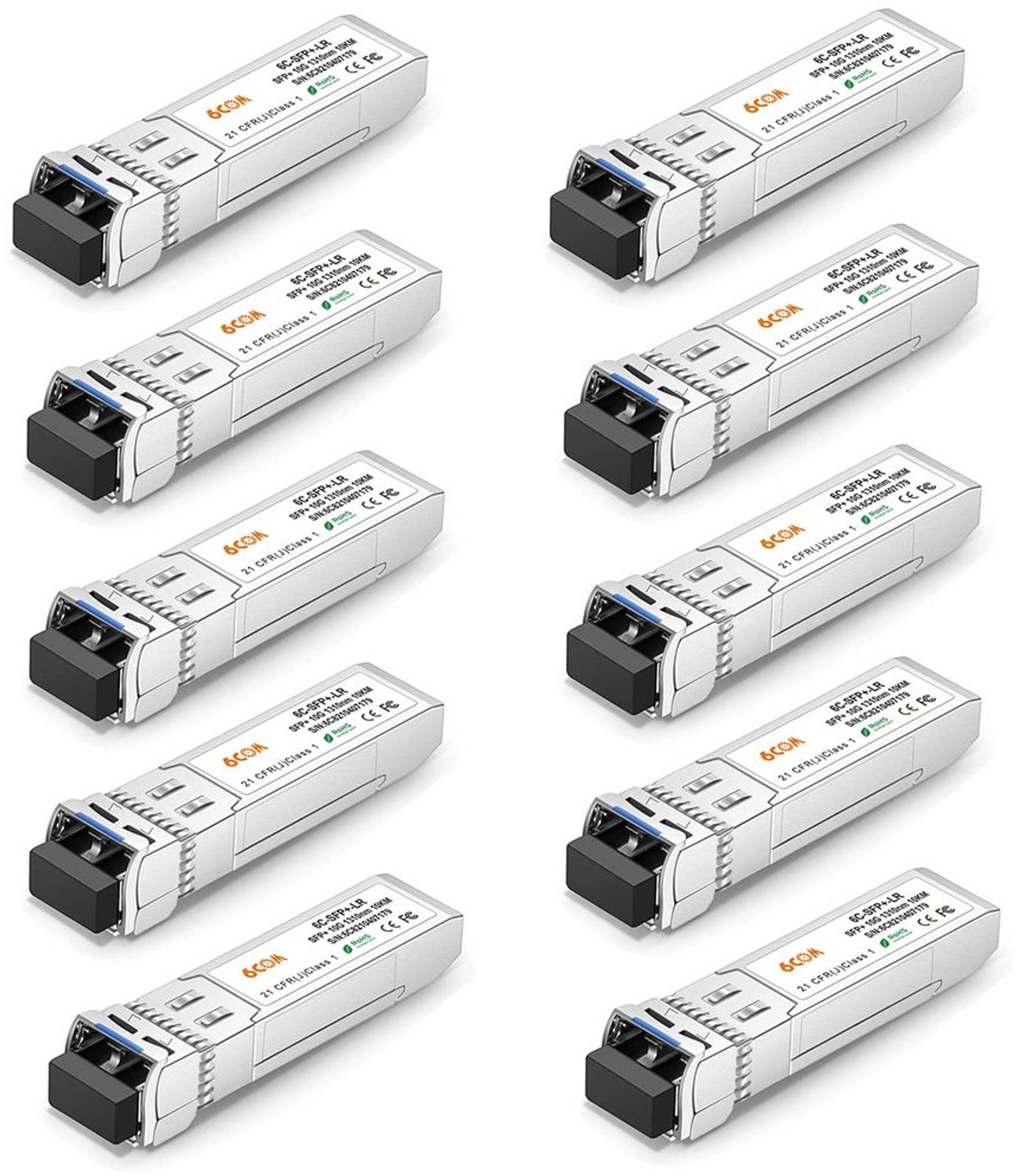 10GBase-LR SFP+ Transceiver Module voor Router (10 Stuks)