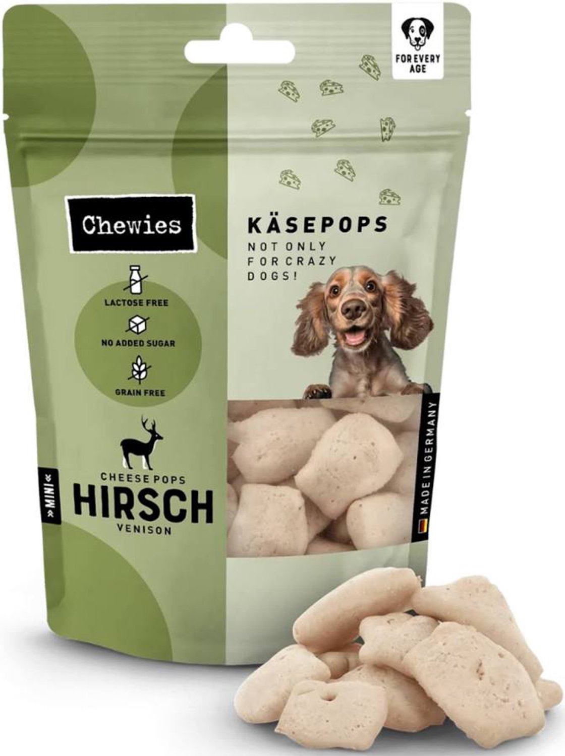 Chewies – Kaas Pops – Hert – 35 gram - kaas snoepjes voor honden
