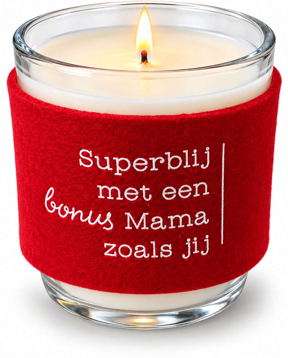 Miko Kaars cosy candle bonus mama Beigewit