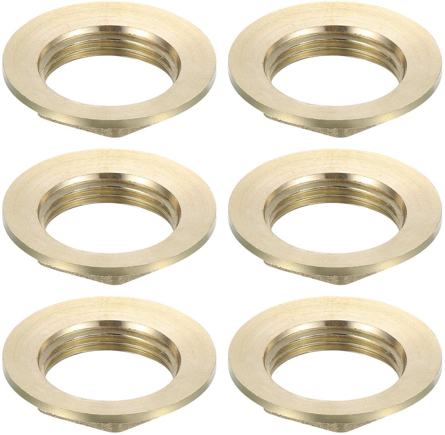buisschroefverbinding G3/4 inch - messing - zeskantflens borgmoer - voor bevestiging 6 stuks m-winkel - m-winkel