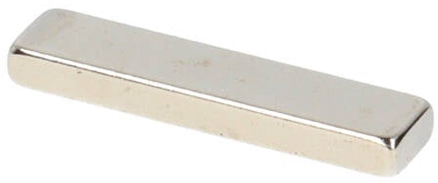 Neodymium Blokmagneet 36 x 8 x 4 mm N45 NiCuNi – 5 stuks