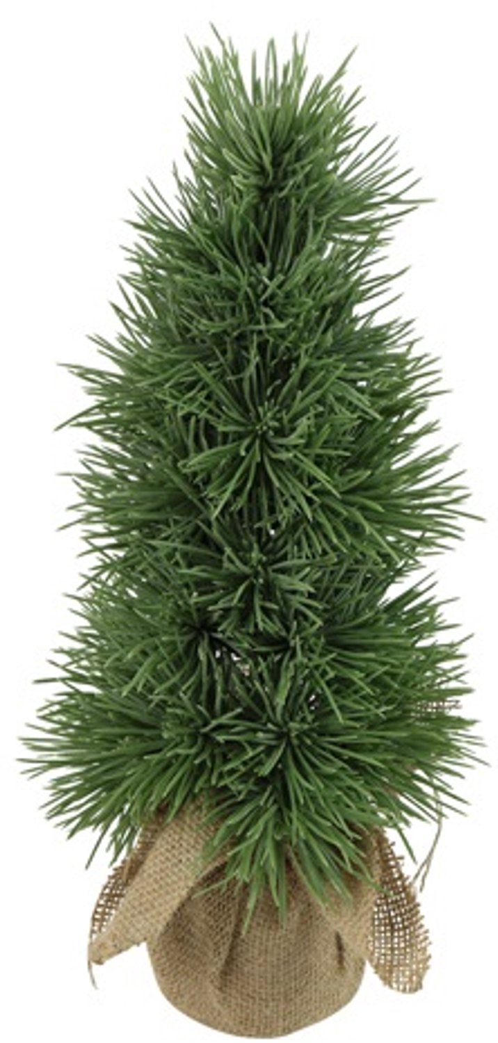 Countryfield Kerstboom Pinus S Lichtgroen met Jute – Decoratieve Kerstboom 32 cm – Kerstdecoratie voor Tafel en Kast