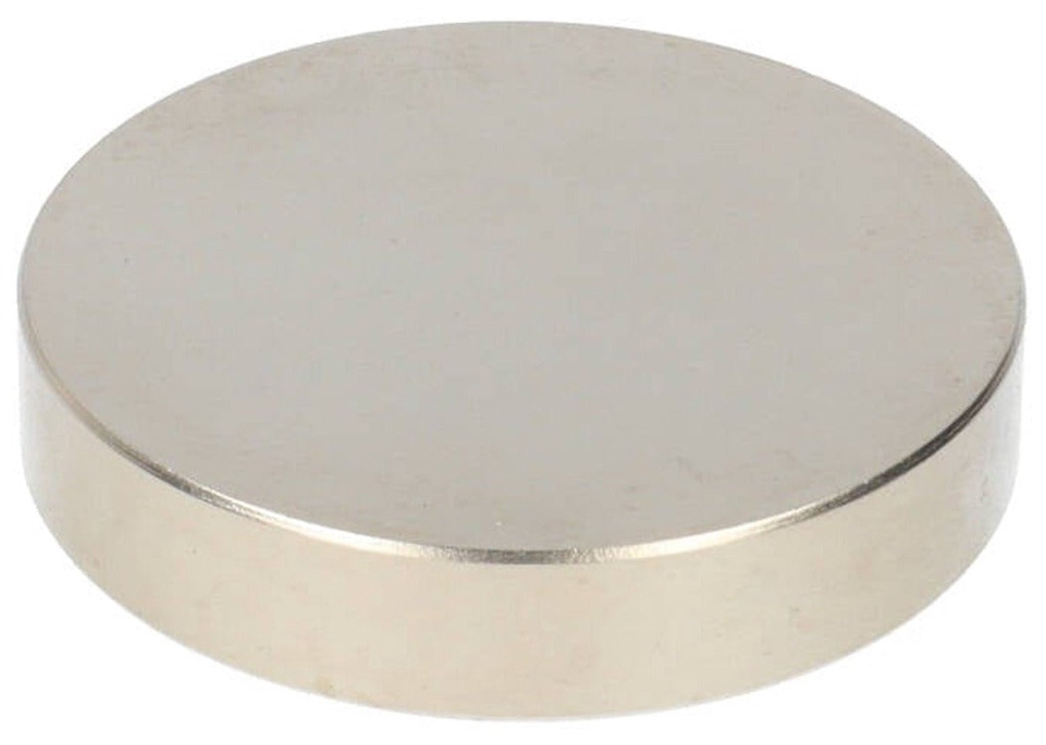 Neodymium Schijfmagneet Ø50 x 10 mm N48 NiCuNi
