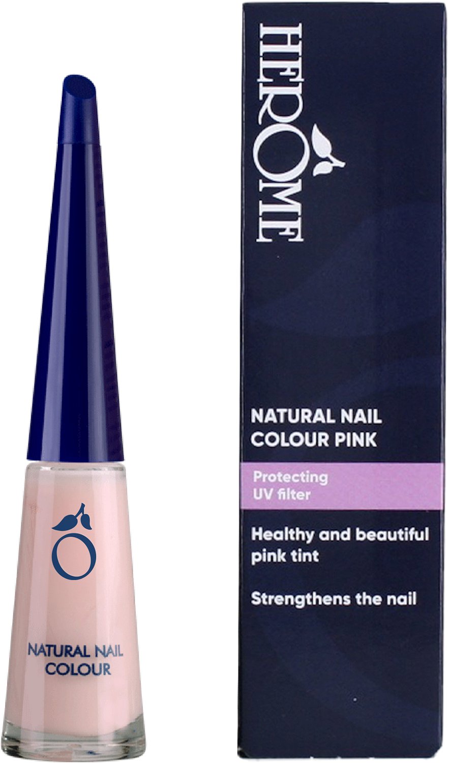 Bol.com Herome Natuurlijke Nagellak Roze - Natural Nail Colour Pink - verstevigende nagellak met een natuurlijke glans - 10ml. aanbieding