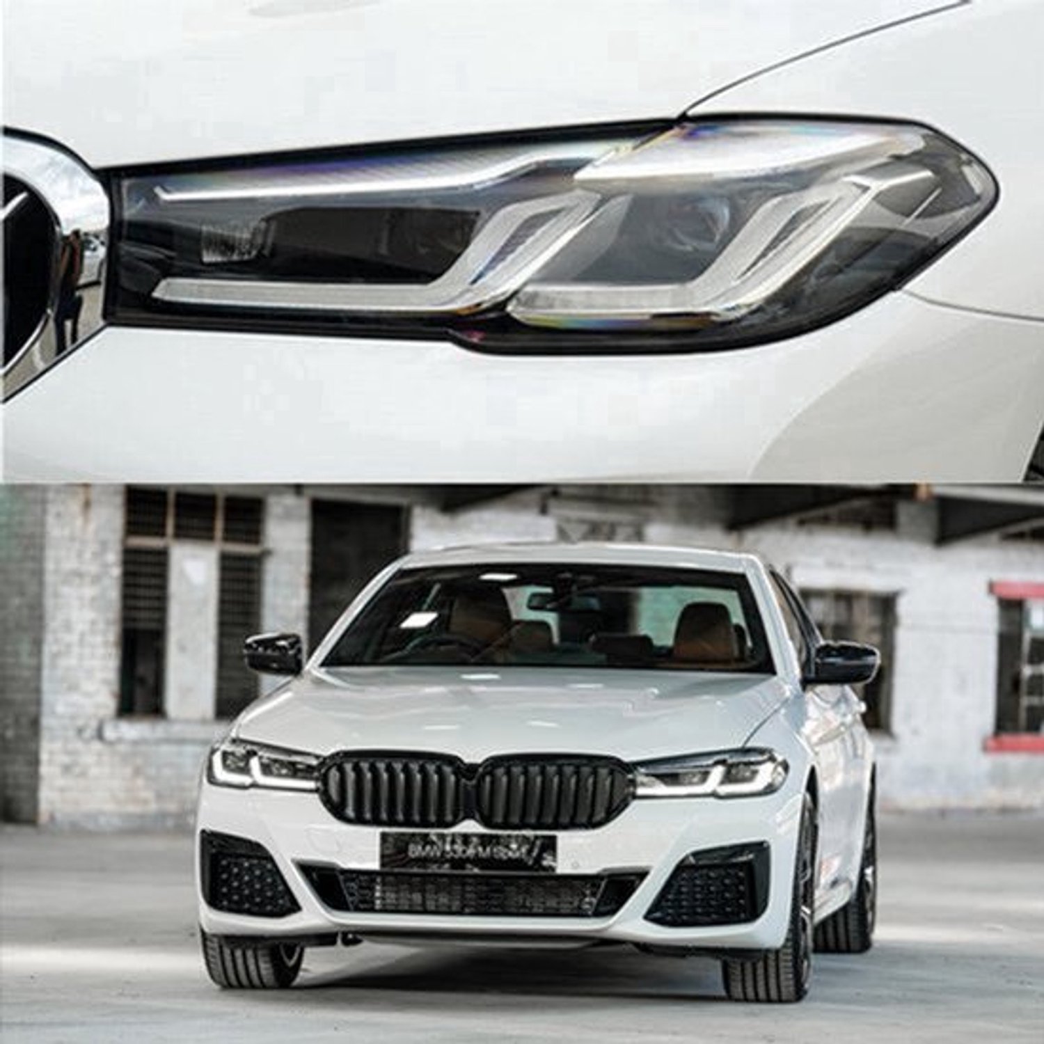 Koplampkap BMW 5 Serie G30 - Heldere Lens - Plexiglas Polycarbonaat - Voorzijde Links Rechts - Auto Accessoire