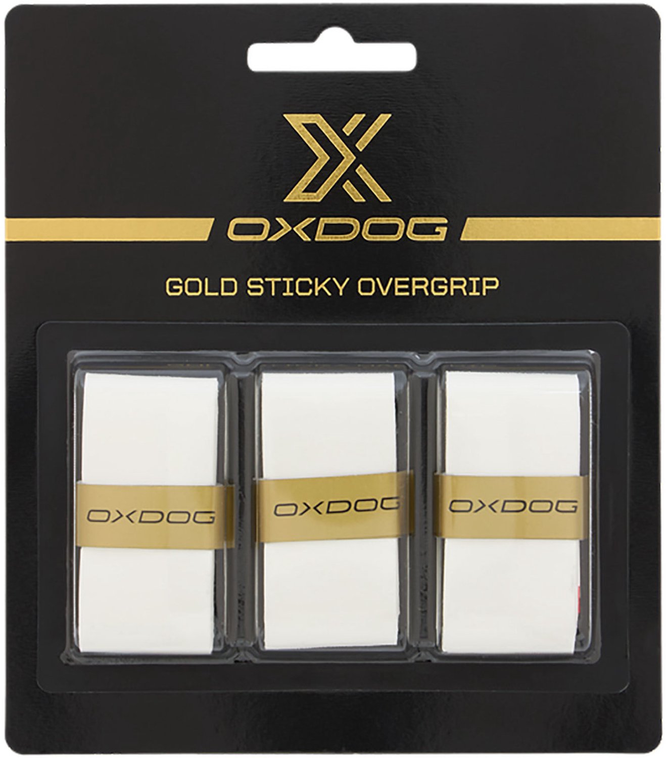 Oxdog Gold Sticky Padel Overgrip Wit 3-Pack