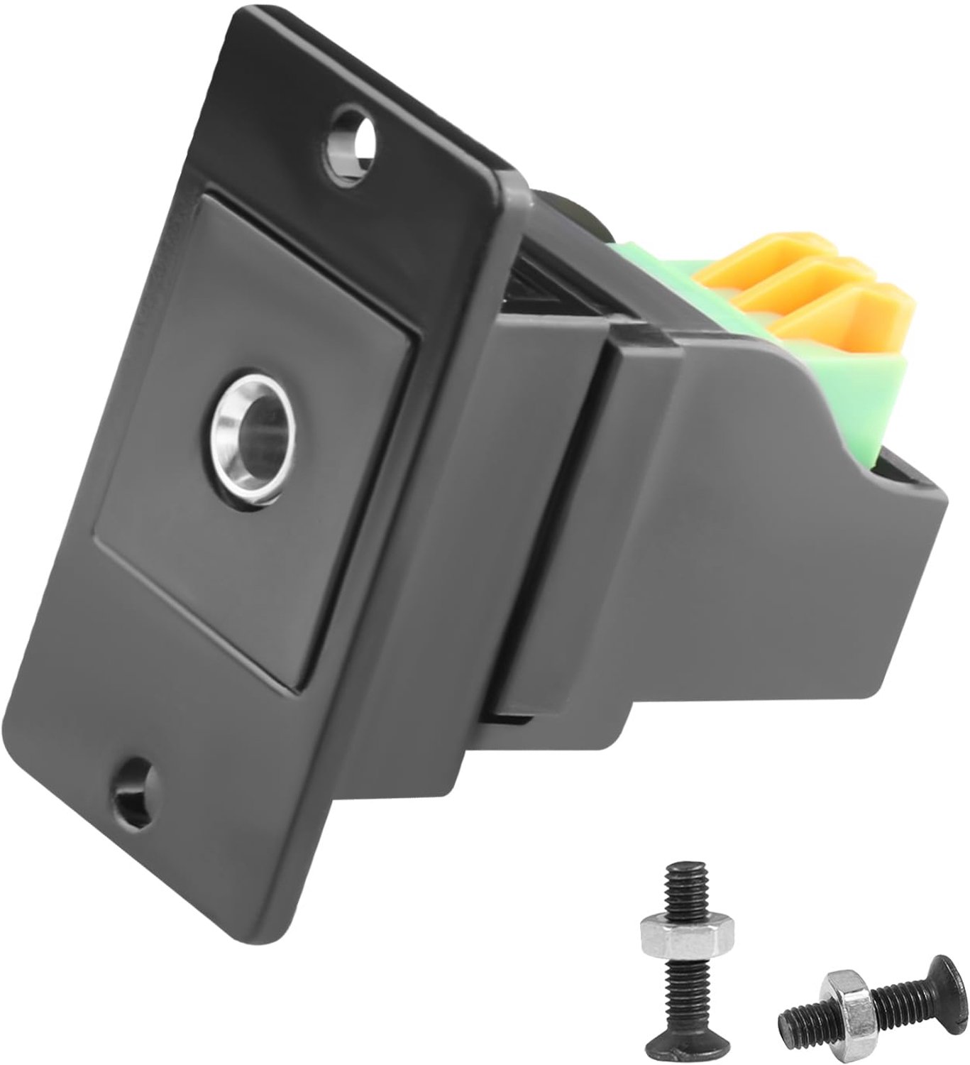 TRS 3.5mm Paneelmontage Solder-vrije Hoofdtelefoonadapter