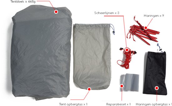 3F UL GEAR Lanshan 1 PRO – 1-persoons Tent – Ultra Lichtgewicht – 3 seizoenen trekking tent – Waterdicht – Kampeertent – Kamperen – Hiking & Wandelen – Groen — afbeelding 5