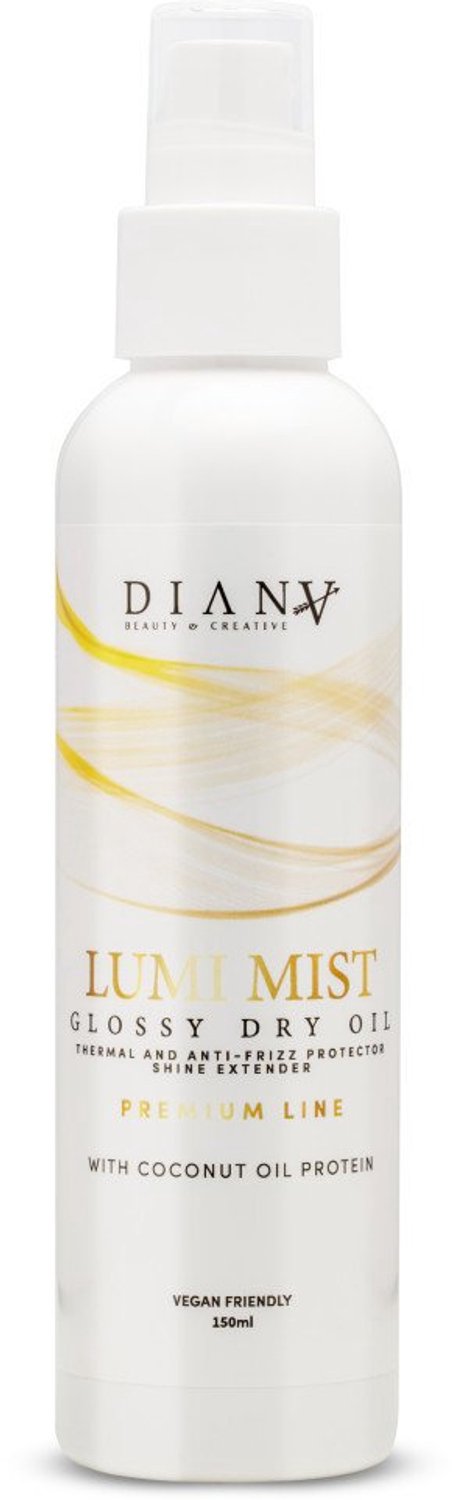 Diana Beauty & Creative LumiMist Glossy Dry Oil - Droge haarolie spray voor glans en anti-pluis - 150 ml
