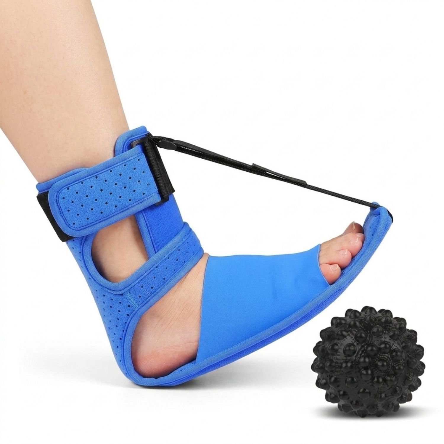 Nachtspalk Hielspoor - Zooltjes Brace - XL - Blauw