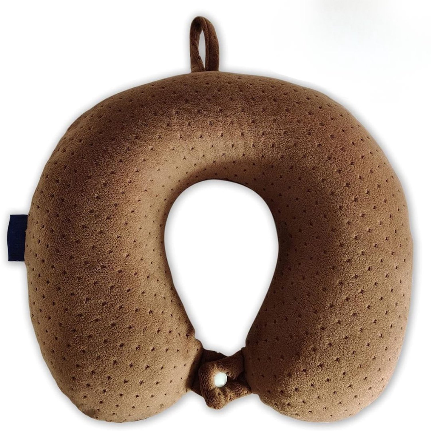 Nekkussen Vliegtuig - Nekkussen Memory Foam - Reiskussen Traagschuim - Bruin