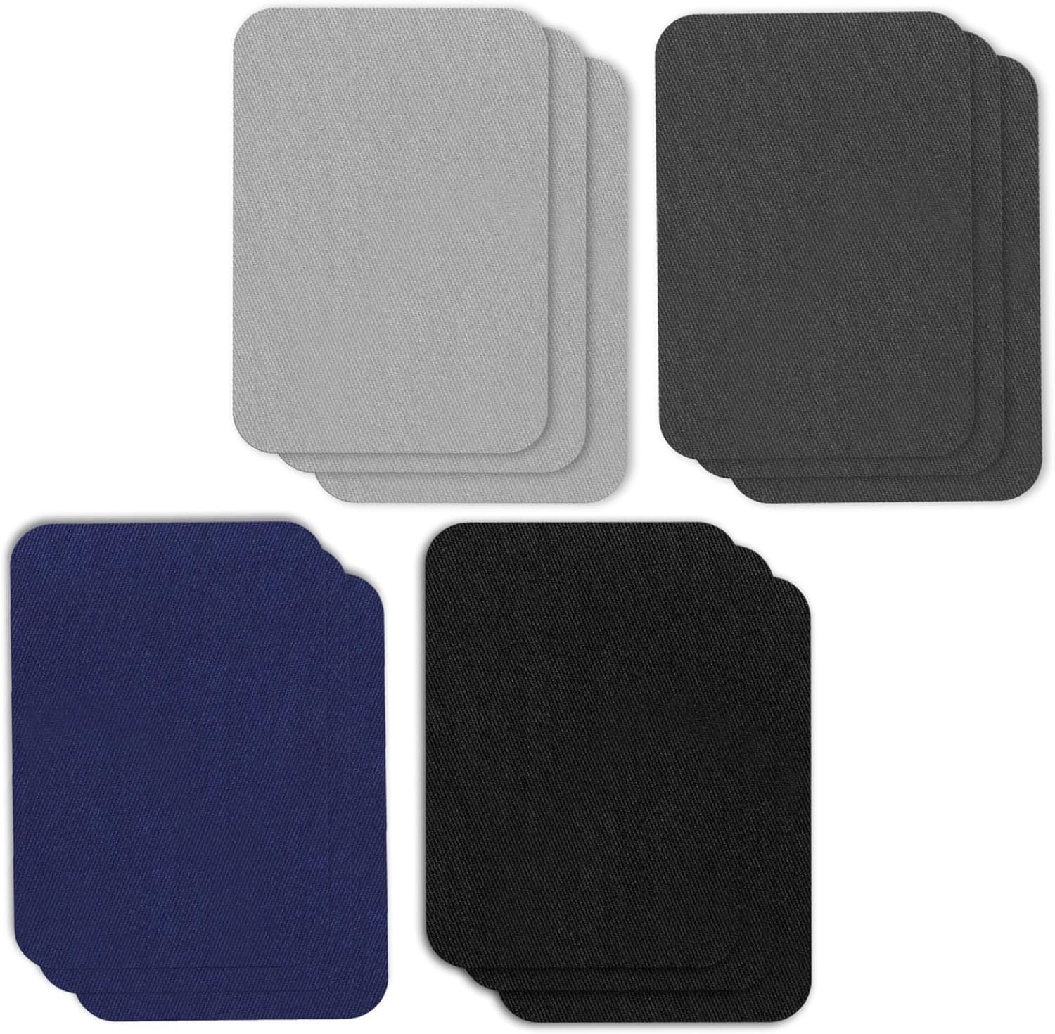 12 Stuks Strijkpatches voor Denim, Katoen Wasbaar en Duurzaam