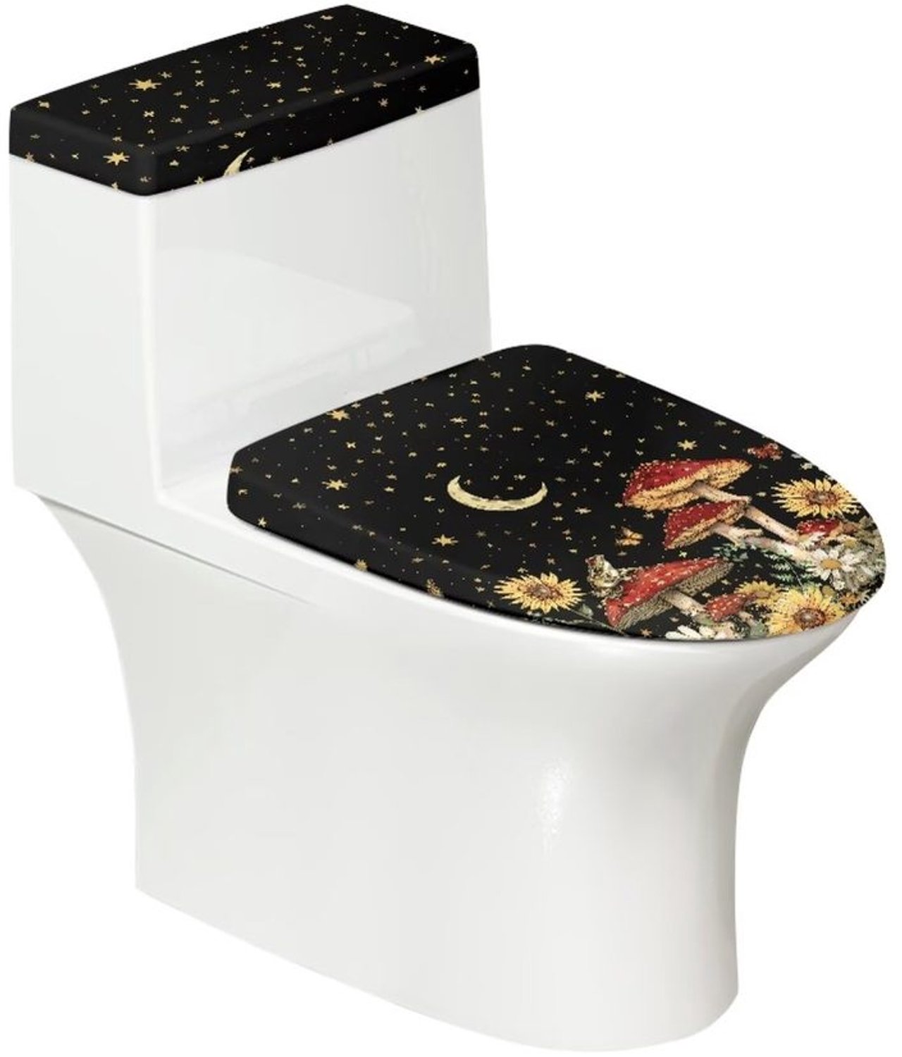 Set van 2 Toiletdeksel en Tankbeschermers