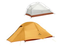 Naturehike Cloud Up 3 BASE – 3 persoons lichtgewicht tent – Waterdichte kampeertent – 210T 3000MM – Inclusief grondzeil – Outdoor trekking koepeltent – Oranje