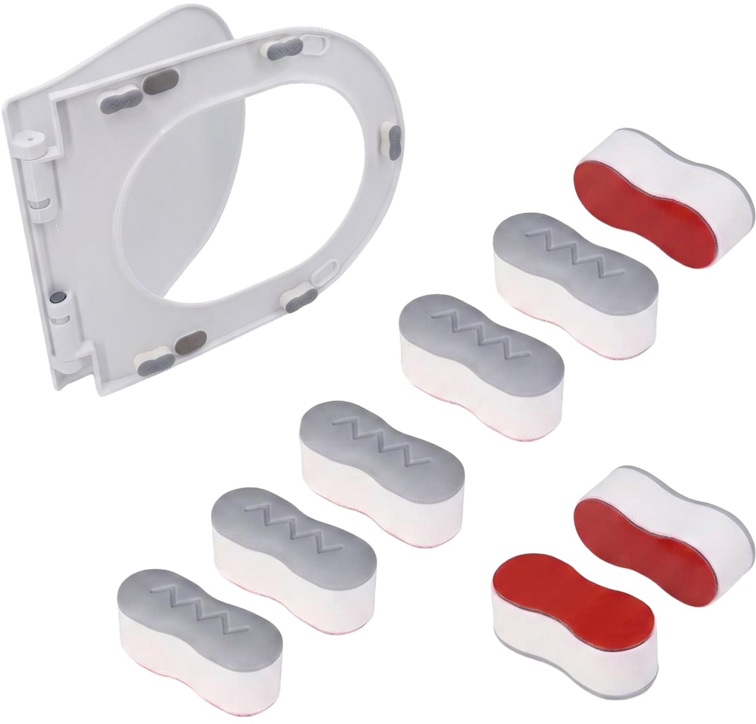 8 Stuks Universale Toiletzitting Bumpers voor Stabiliteit