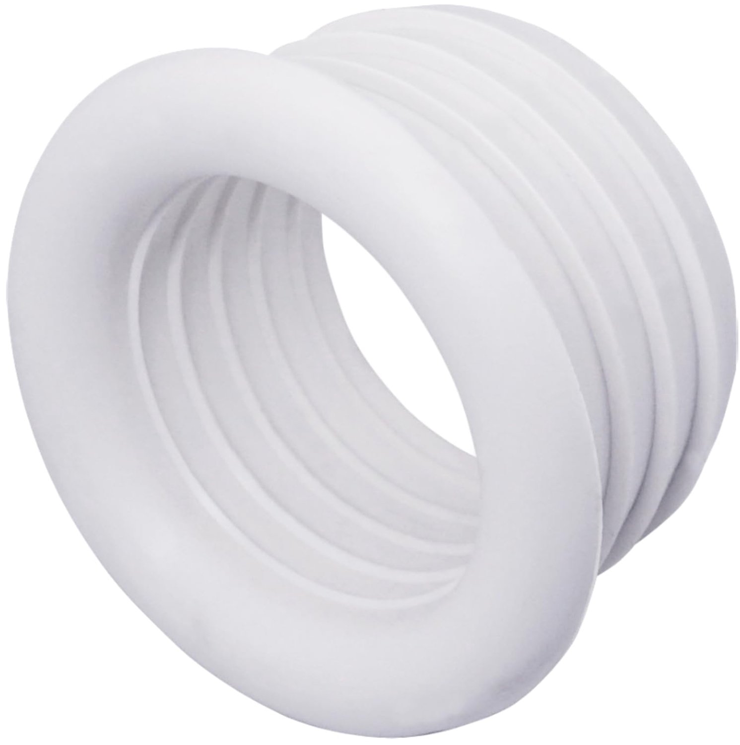 Witte Rubber Verloopstukken voor Afvoerbuizen 40 x 32 mm (2 Stuks)