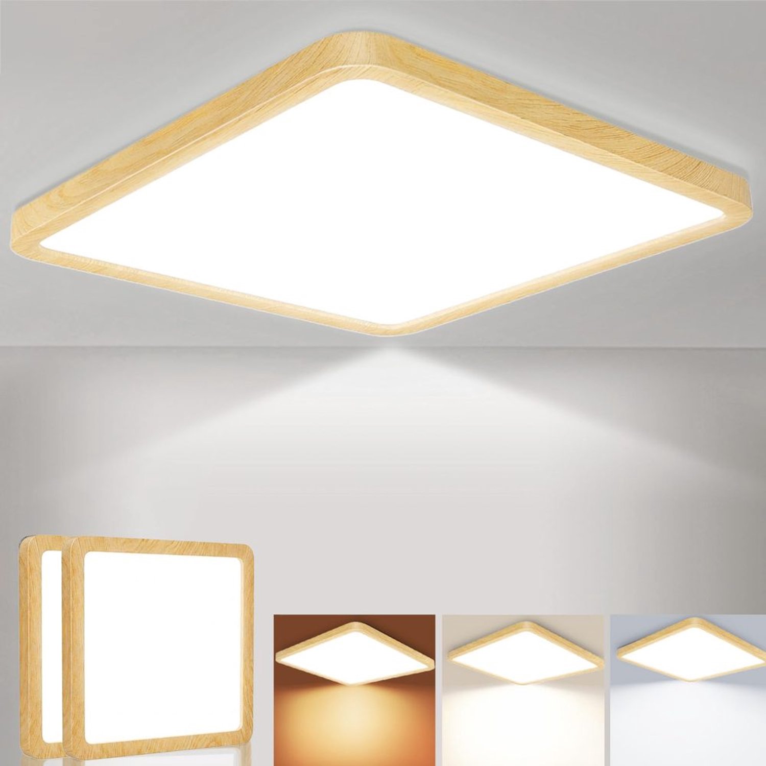 LED Plafondlamp 24W met Drietalige Kleuren