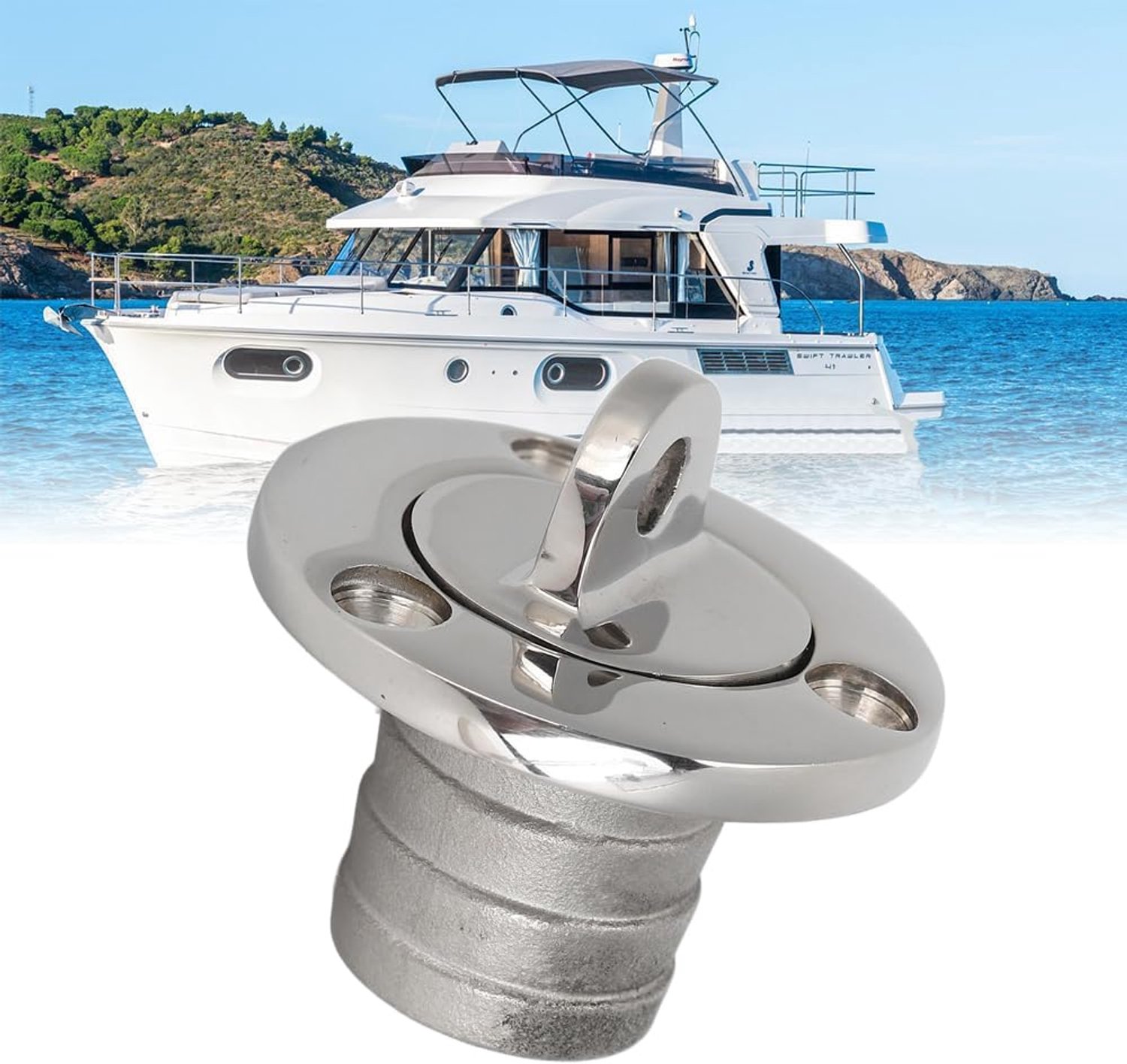 Garboard Drain Plug van RVS 1'' voor Boot en Schip