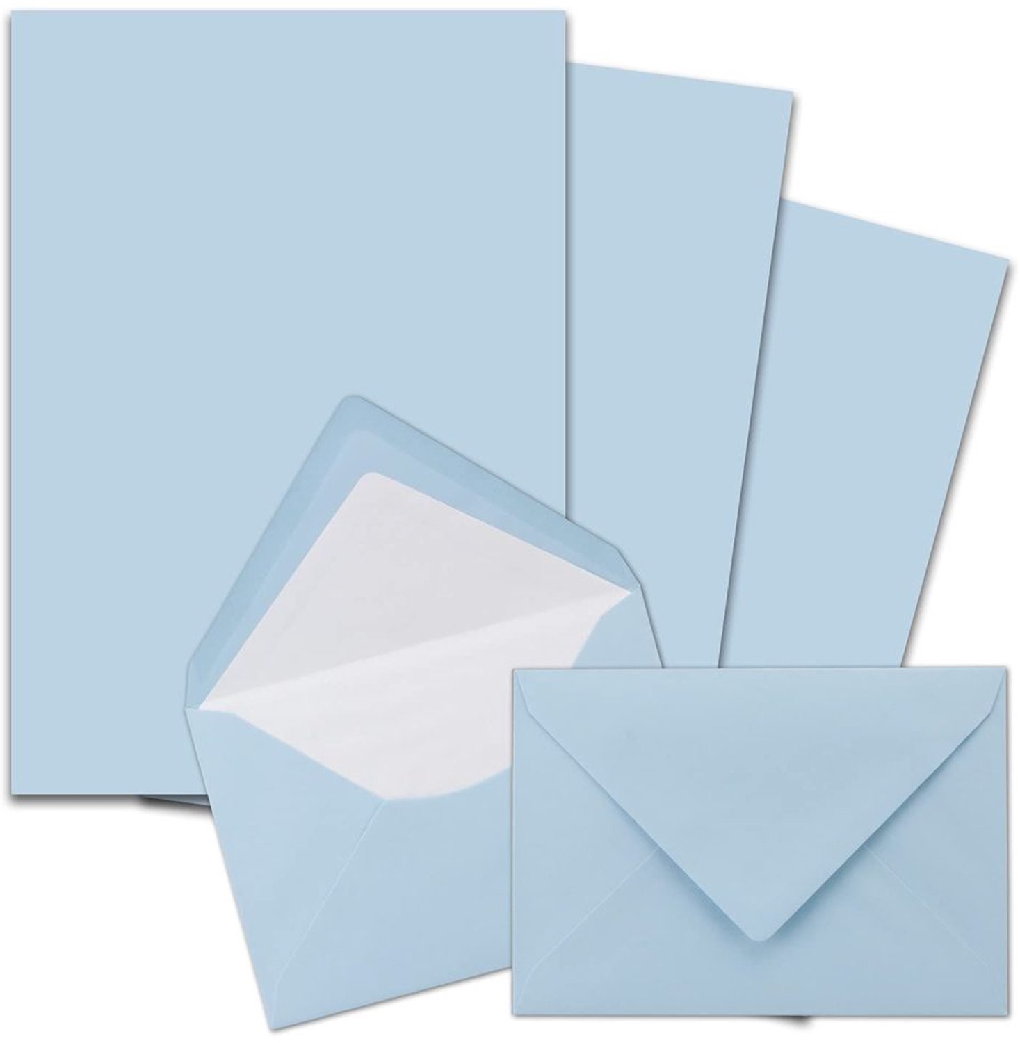Lijnpapier Set - 50 Stuks - Lichtblauw - A4
