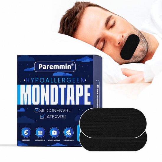 Hypoallergeen Mondtape - Extra Comfortabel - Mond Tape - Anti Snurk - Mouth Tape - Stevige Plakstrip – Slaaptape - Mondpleisters · bol.com prijsdaling melding