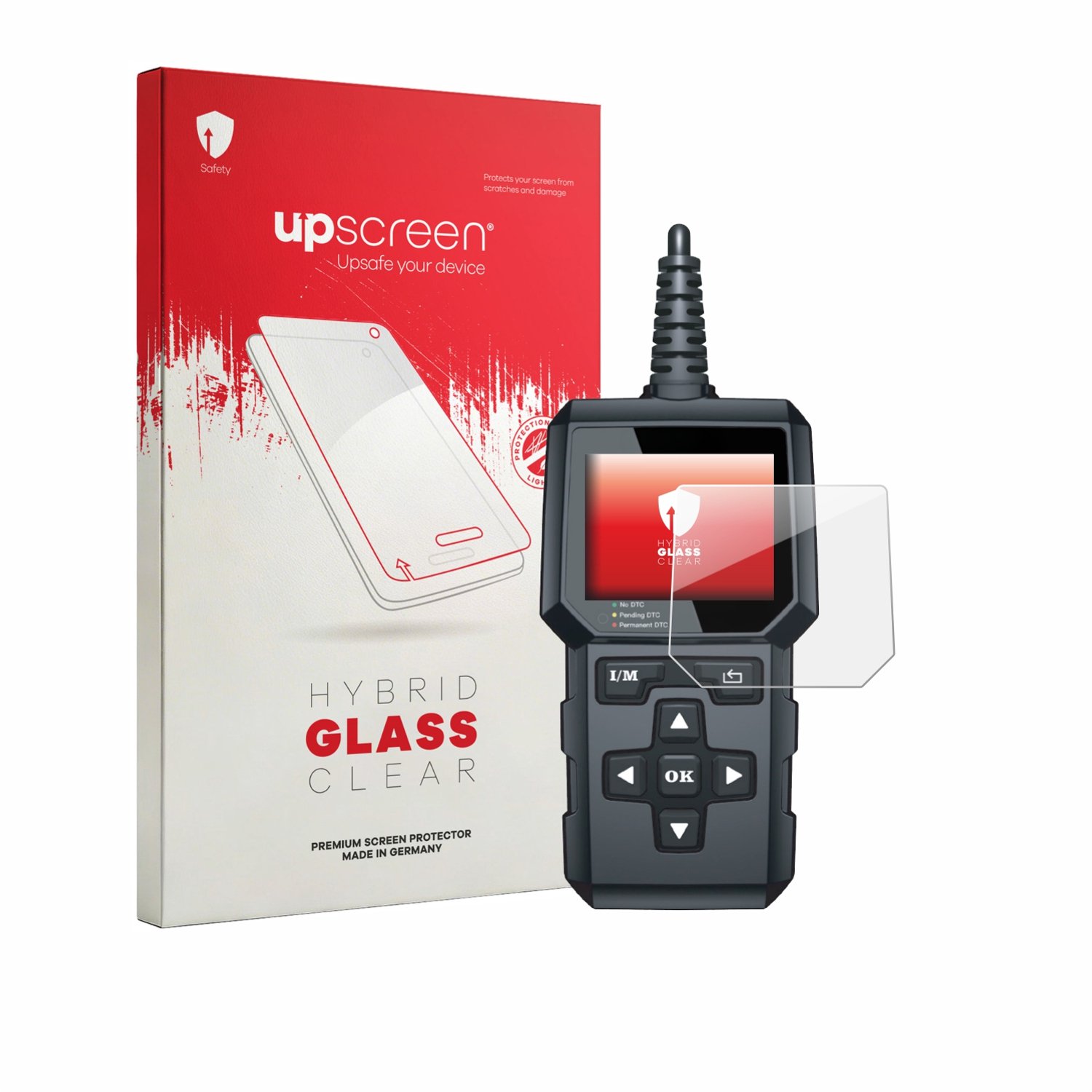 upscreen - Screenprotector voor Topdon ArtiLink 400 - Folie Beschermfolie Beschermglas transparant