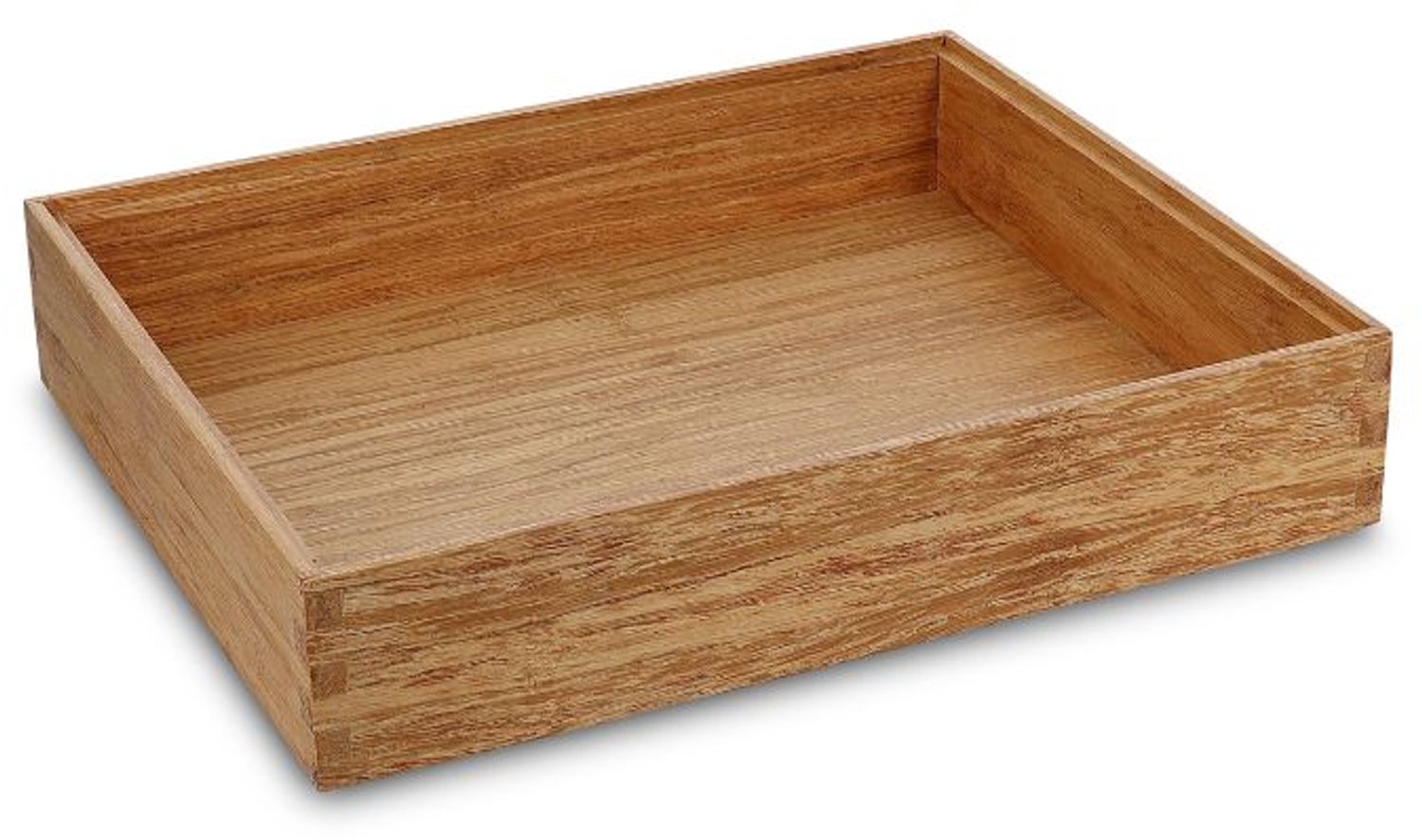 Fameilleur dienblad 32,5x26,5xH6,5cm bamboe Arbor - houten decoratief serveerblad, voor serveren, ontbijt en decoratie, voedselveilig, woondecoratie voor modern interieur, mooi als cadeau