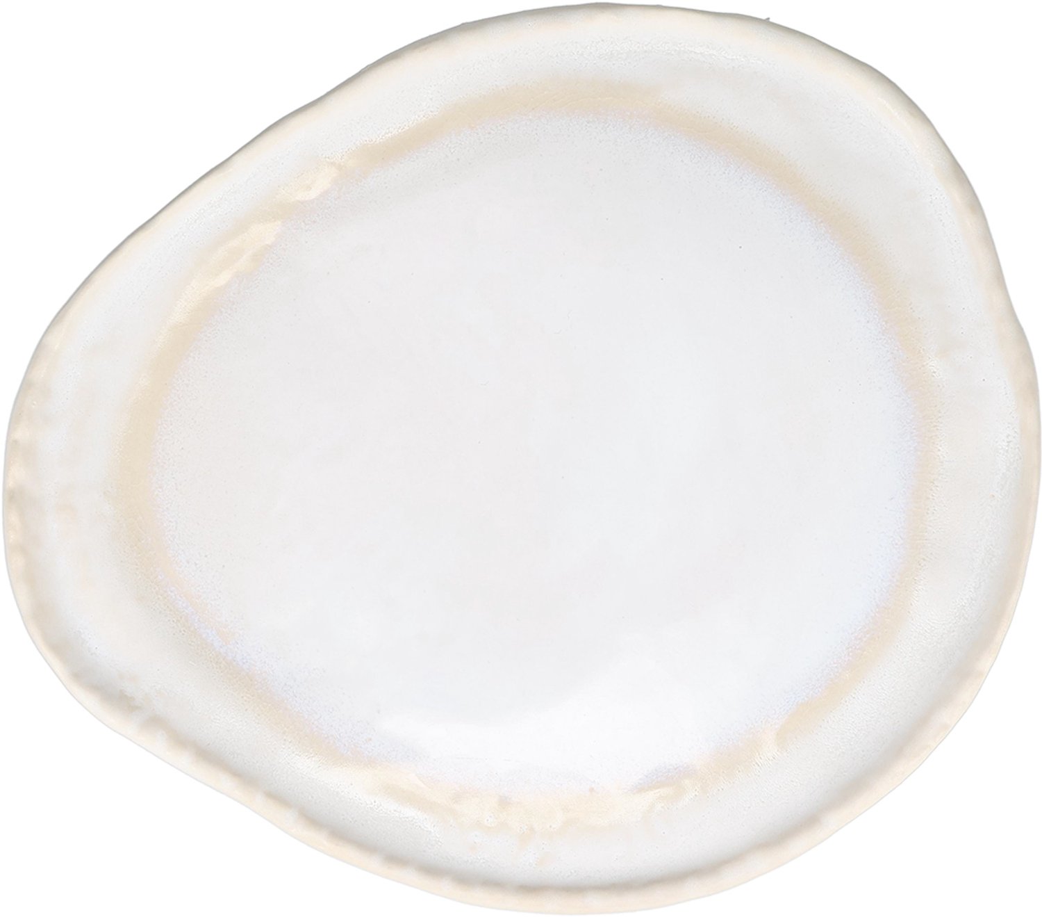 Fameilleur plat bord 29x25cm pure parelmoer Icon set van 4 - porseleinen eetbord en dinerbord, voor ontbijt, lunch, diner en hoofdgerecht, vaatwasser- en magnetronbestendig, voedselveilig, servies voor thuis, restaurant en horeca, mooi als cadeau