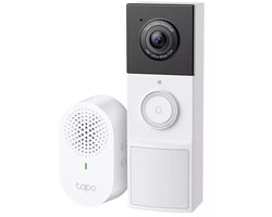Tapo D210 Draadloze video deurbel op batterij - Inclusief chime/gong - 2K Video - Zonder Abonnement…