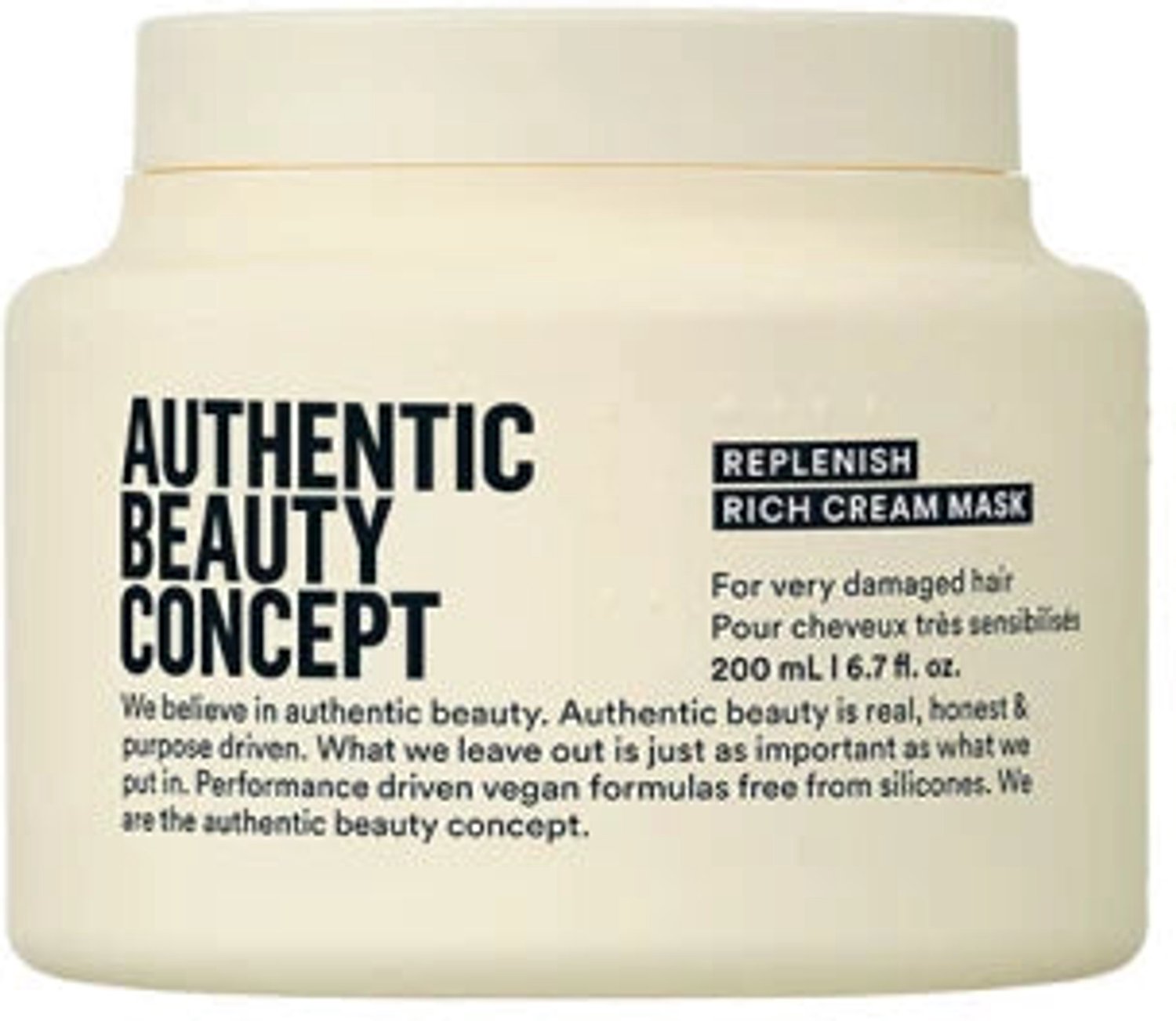 Authentic Beauty Concept Replenish Rich Cream Mask 200ml