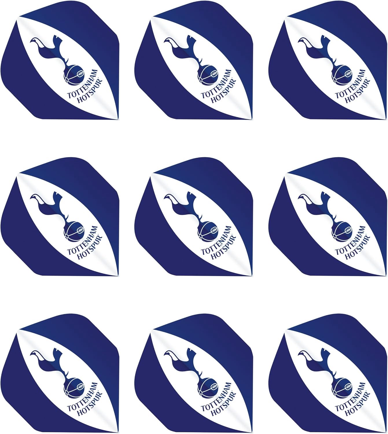 Dart Flights Tottenham Hotspur Standaard Vorm 9 Stuks Merkloos