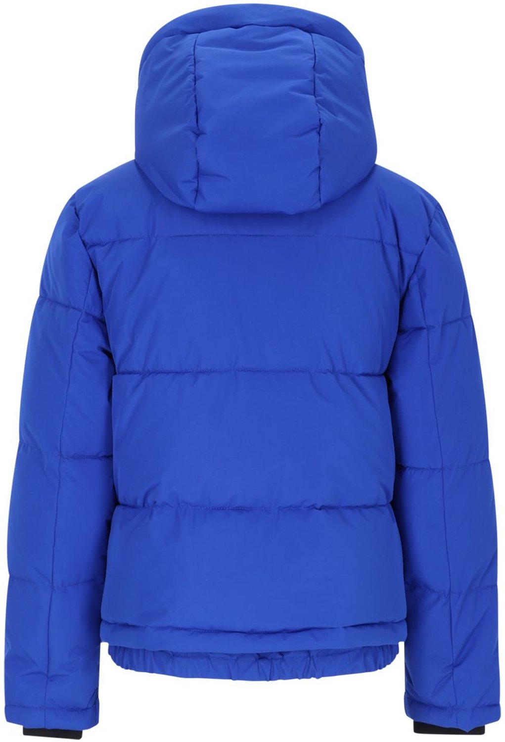 SUPER REBEL spicy-t girls metallic hooded ski jacket Ski jack meisjes Blauw