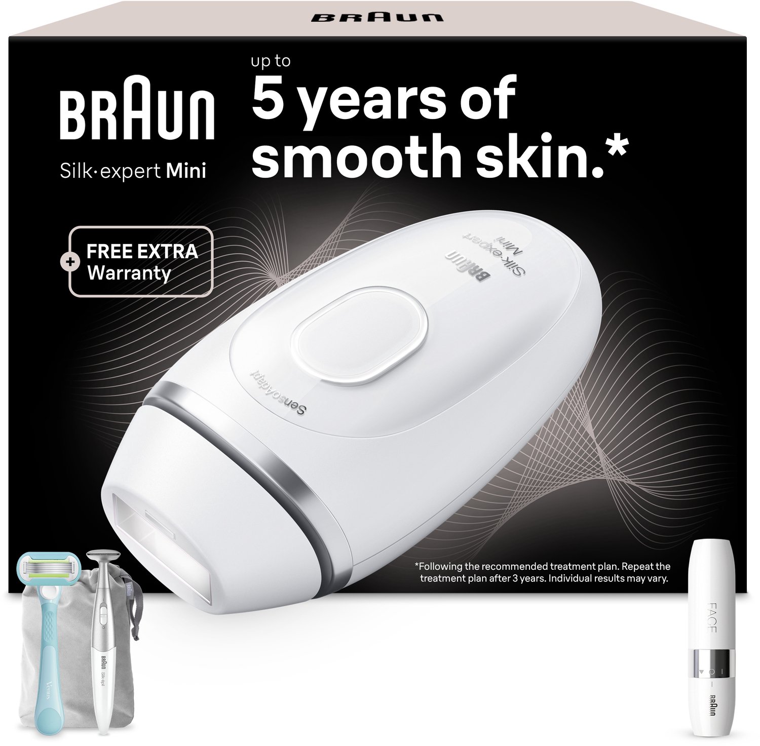 Braun IPL Silk·expert Mini - Ontharing Voor Thuisgebruik - PL1115