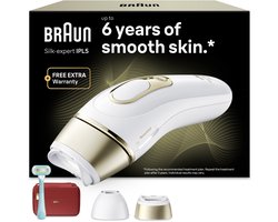 Braun IPL Silk·expert Pro 5 - IPL ontharingsapparaat - PL5221 - Ontharing Voor Thuis - 2 Opzetstukken