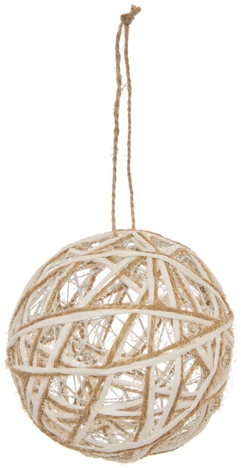 Boule de sapin Noël naturelle D. 10 cm
