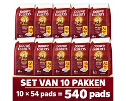 Douwe Egberts Aroma Rood Koffiepads - multipak - 540 pads