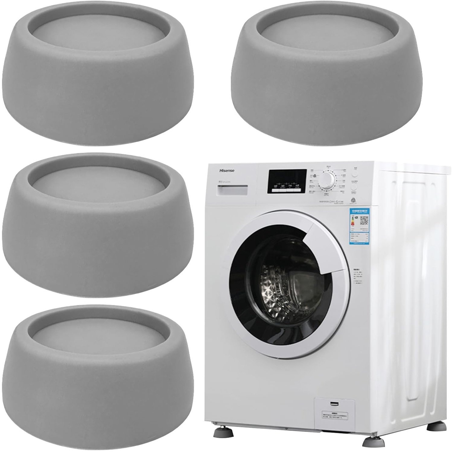 Anti-vibratie Pads voor Wasmachine en Apparaten