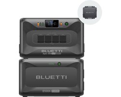 BLUETTI Apex 300 en B500K Uitbreidingsaccu - 7884,8Wh - 3840W - LiFePO4 met 6000 cycli & 17 jaar levensduur - Plug-and-play & modulair uitbreidbaar tot 58kWh - Extra accu voor thuis, noodstroom en off-grid