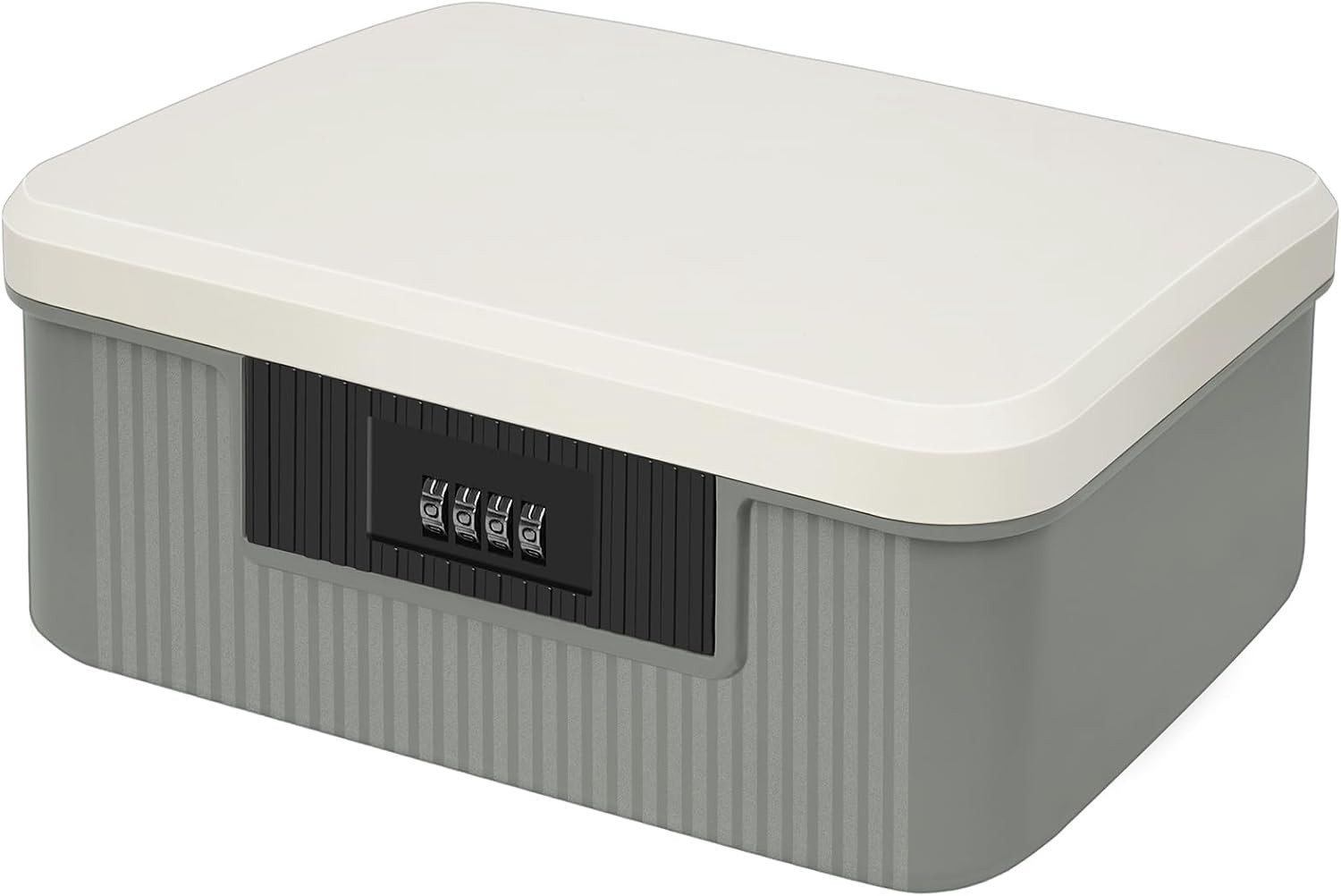 Veilige Opbergdoos met Combinatieslot - 2 Laags, 26 x 22 x 12 cm, Ideaal voor Medicijnen, Telefoons en Snacks