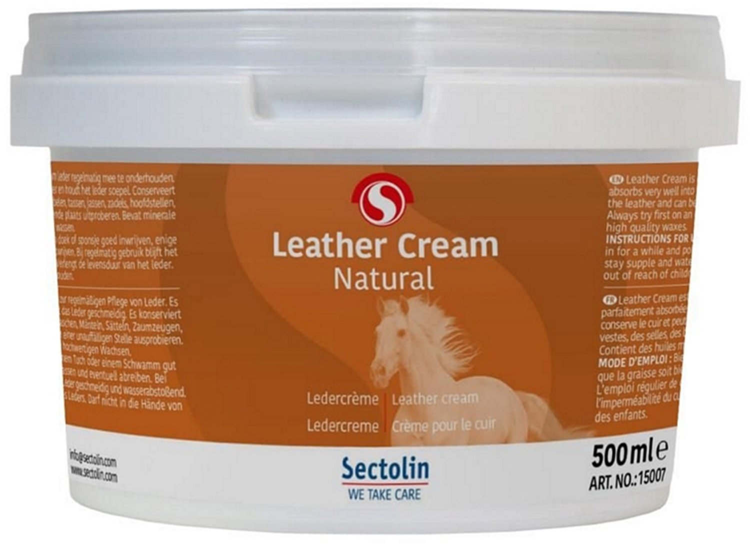 Sectolin Ledercrème - Blank - 500 ml