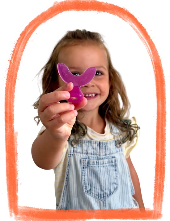 Machouyou® Original - Oranje - Mondhulpstuk voor Kinderen - Speenafbouw - Zuiggewoonte - Medisch Siliconen - 2 tm 6 jaar — afbeelding 4