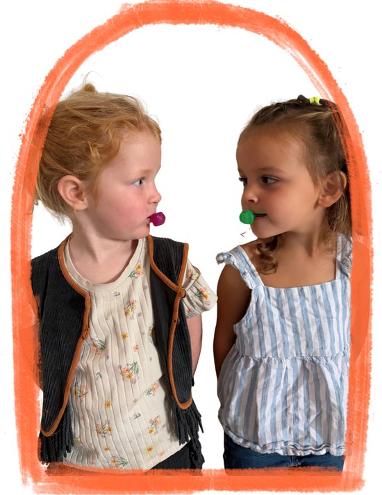 Machouyou® Original - Oranje - Mondhulpstuk voor Kinderen - Speenafbouw - Zuiggewoonte - Medisch Siliconen - 2 tm 6 jaar — afbeelding 2