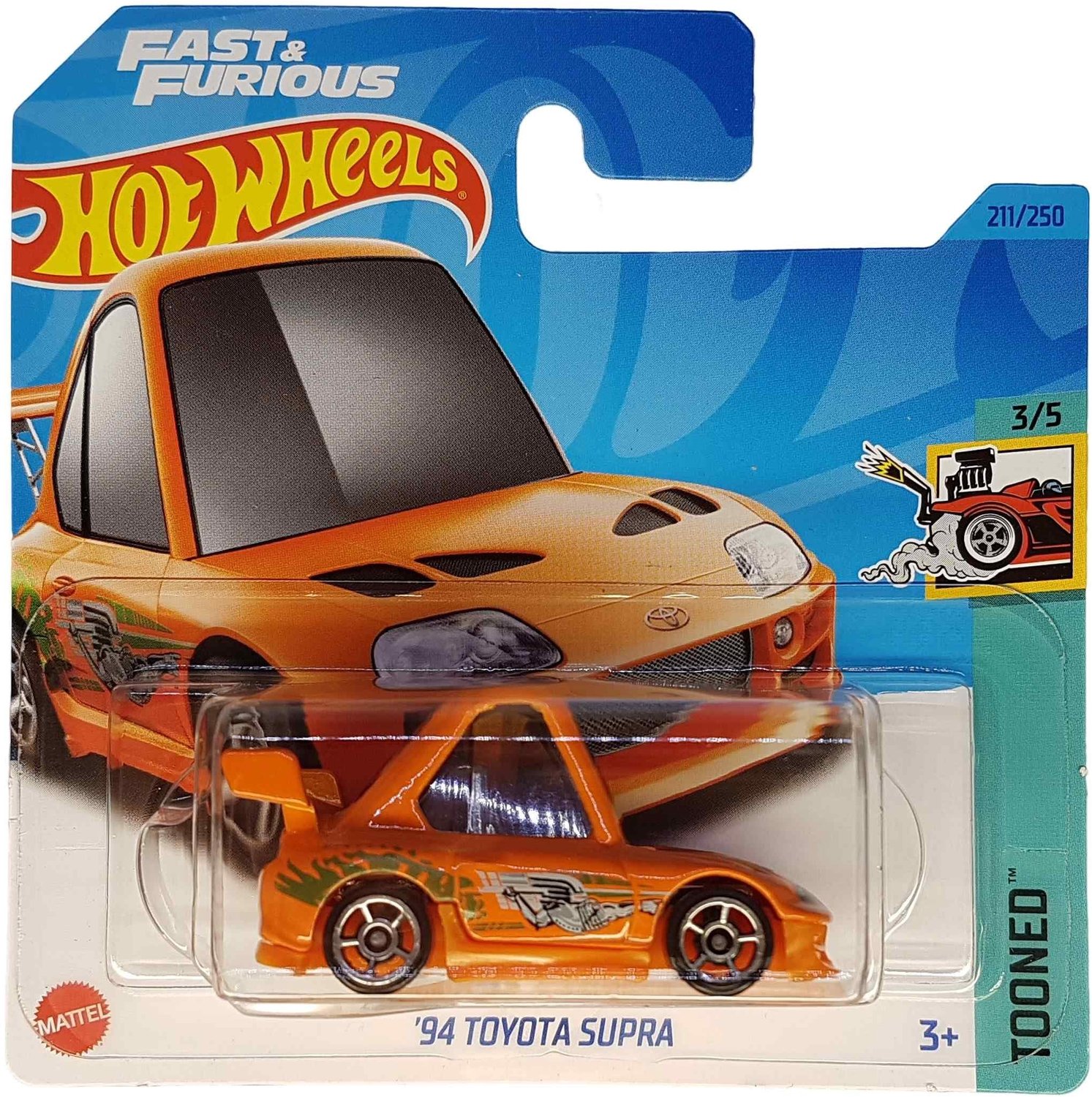 ´94 Toyota Supra Showed 3/5 Korte Kaart Fast & Furious