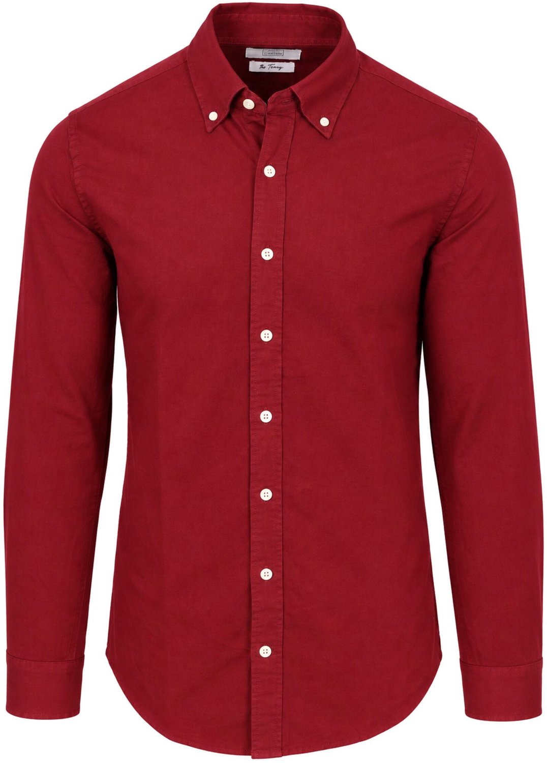 King Essentials The Tommy Overhemd Pomegranate - Maat L - Heren
