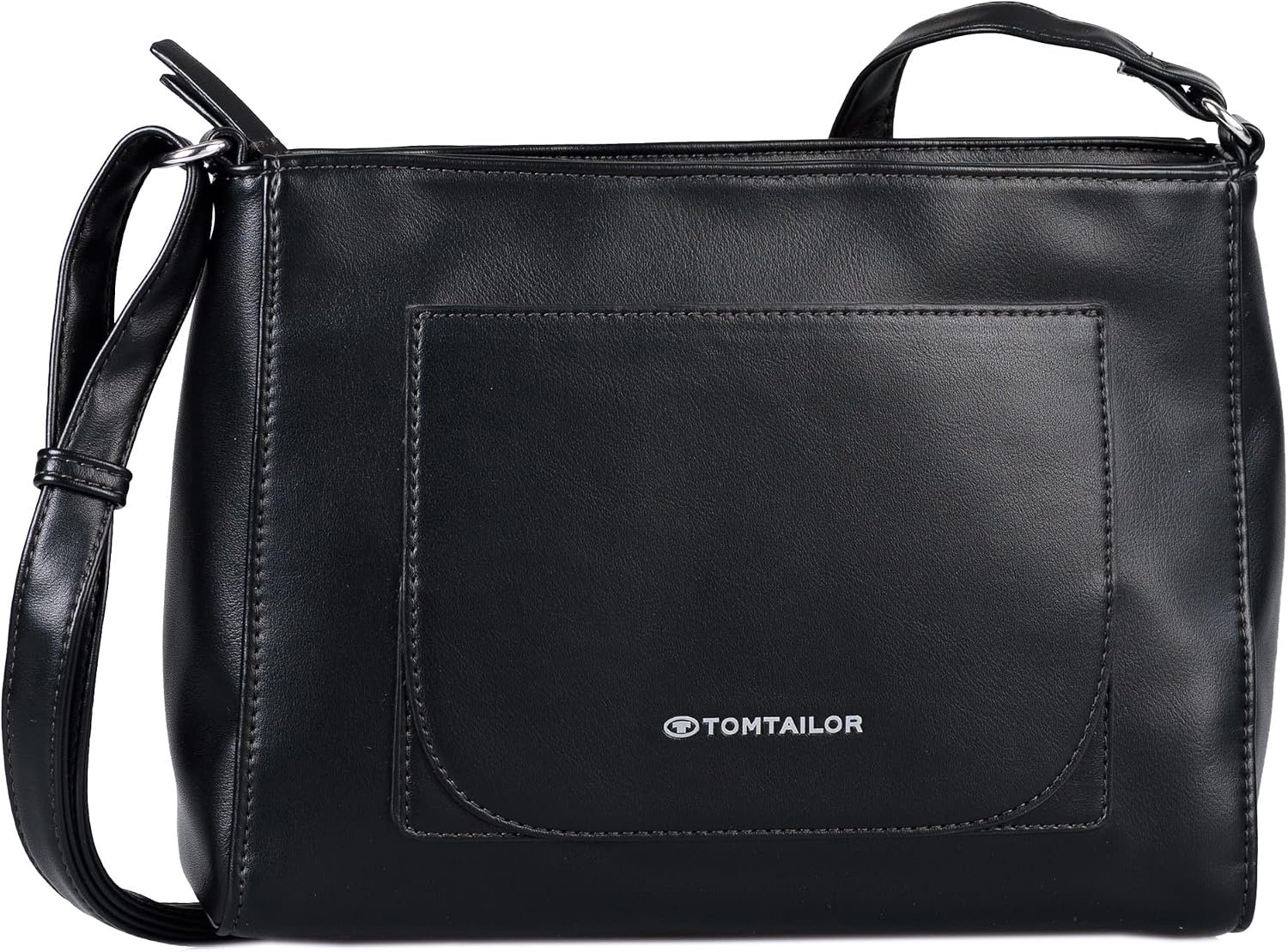 TOM TAILOR Emilie Dames Schoudertas Crossbody Tas Imitatieleer Zwart